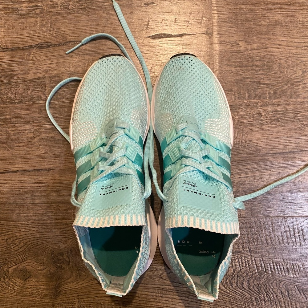 Tiffany Blue Adidas EQT